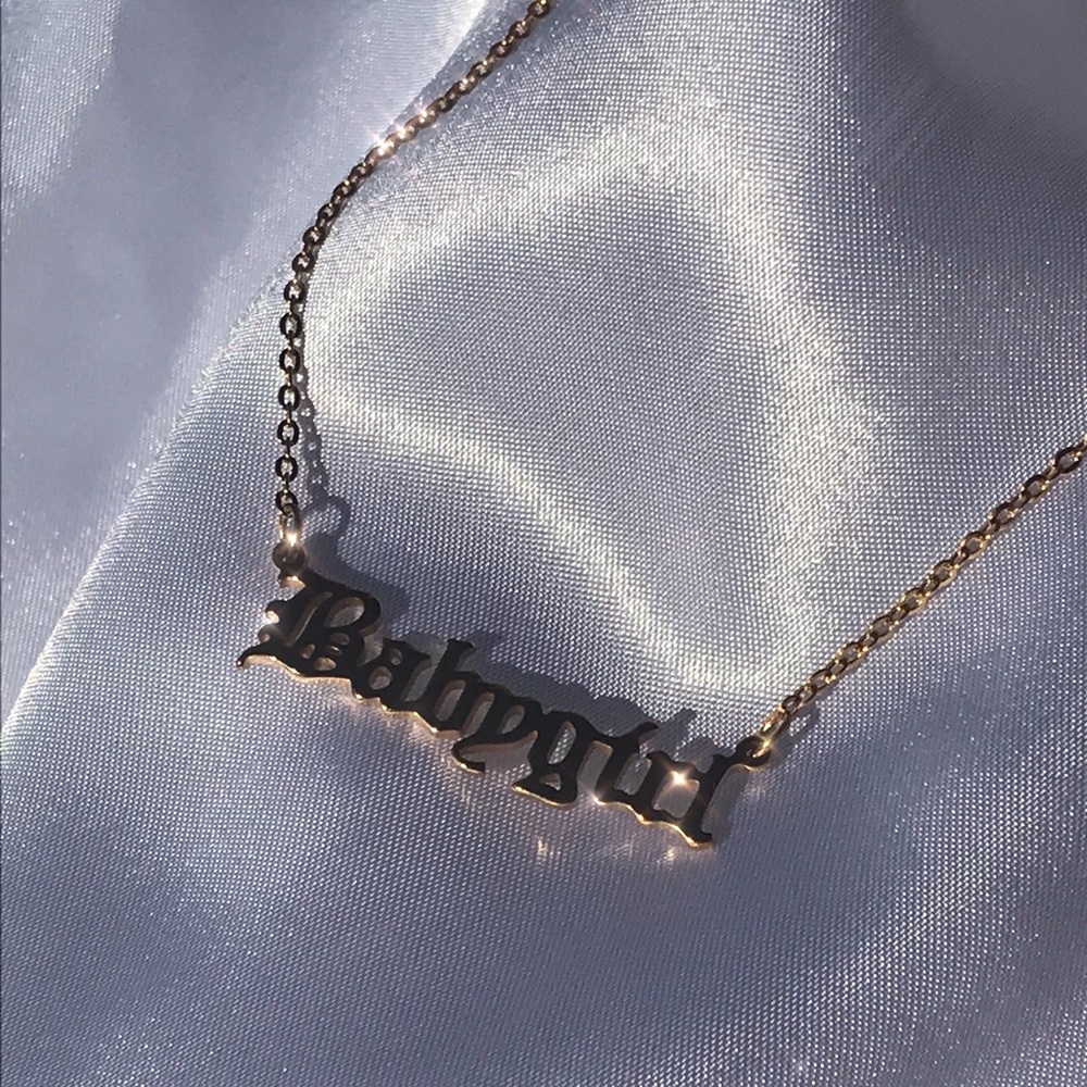 Babygirl 18” Stainless Steel GOLD Necklace